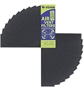 Carbon Filter 4 x 12 Inch 24 Pcs Activated Charcoal Air Vent Floor Heater Pre-Filter Sheet Work i...