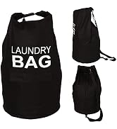 Kimmama Black Laundry Backpack