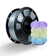 iBOSS PLA Plus Filament 1.75mm+/- 0.02 mm, 3D Printer Filament Transparent Tri Color Filament wit...