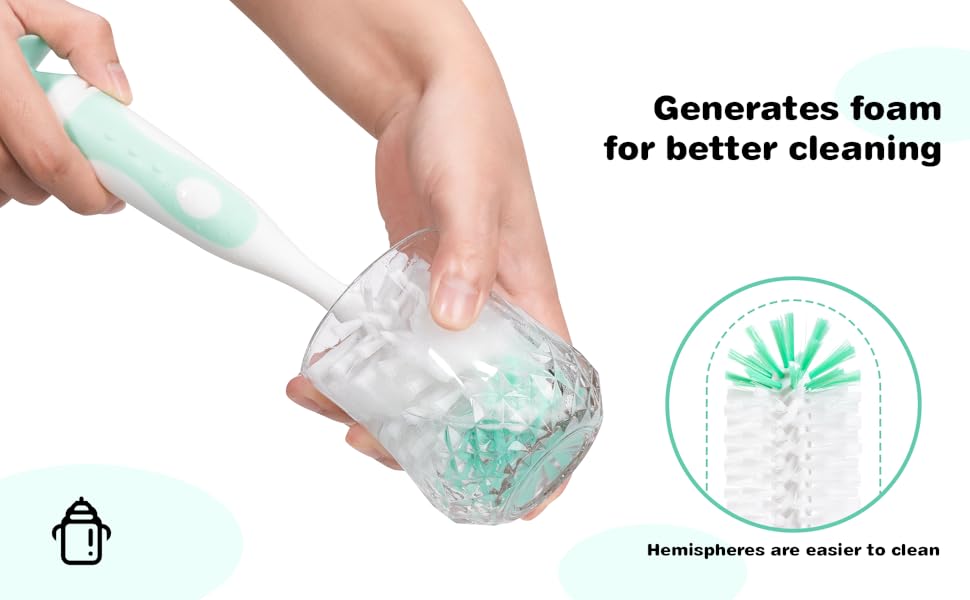 2-A+bottle brushes for cleaning