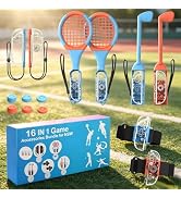 GAMINJA Nintendo Switch 2 Accessories Bundle 16 In 1 Set (Multicolor) | Steering Wheel for Switch...