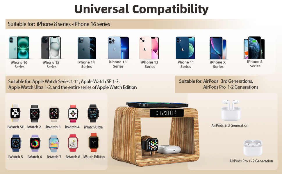 charging station for iphone iwatch airpods