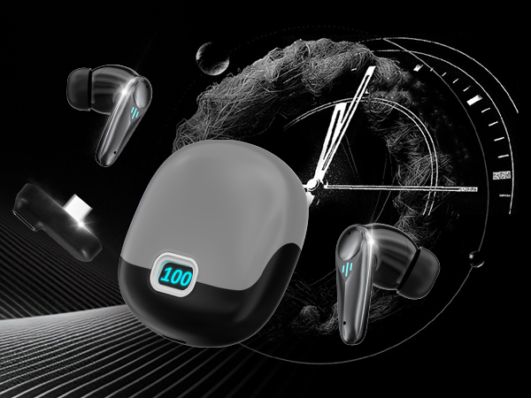 KASOTT 2.4GHZ Wireless Gaming Earbuds