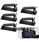 Eiito Cable Straps Wires Clamp 50 Pcs with Self-Adhesive Pads Nylon Cable Holder