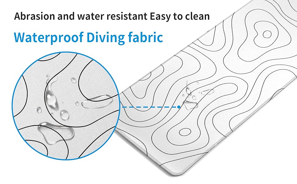Waterproof Water-Resistant Easy to Wipe Clean