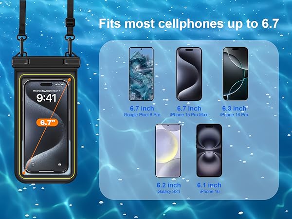 waterproof pouch for cell phone