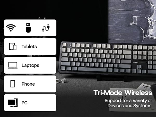 F108 Wireless Gaming Keyboard