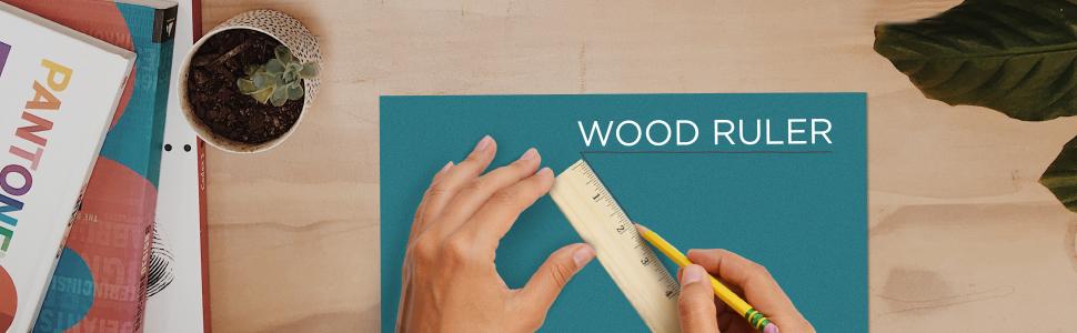 wood ruler