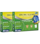 Corn Remover Pads for Feet Toes: 60-Pack Extra Strength Salicylic Acid | For Small Callus Removal...