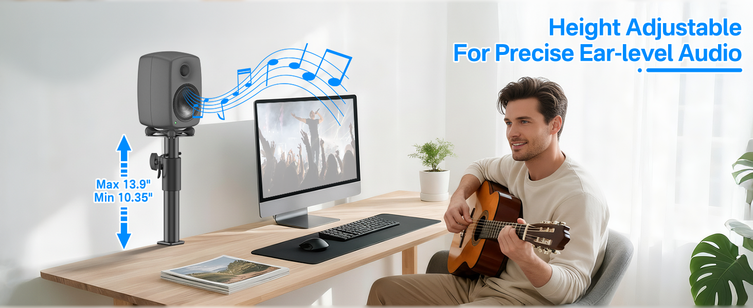 Desktop Speaker Stands for Genelec G1