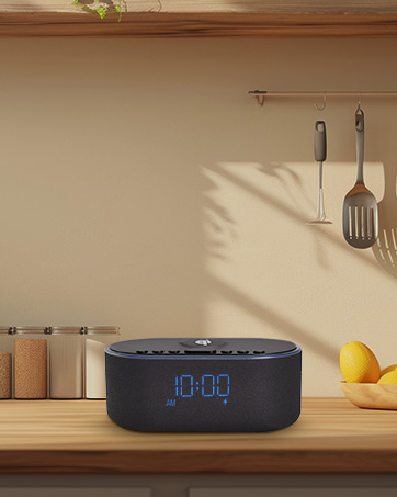 wireless charger clock