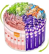 AIEVE Drink Packet Organizer, Lazy Susan 360° Turntable Organizer for Drink Mix Hydration Packets...
