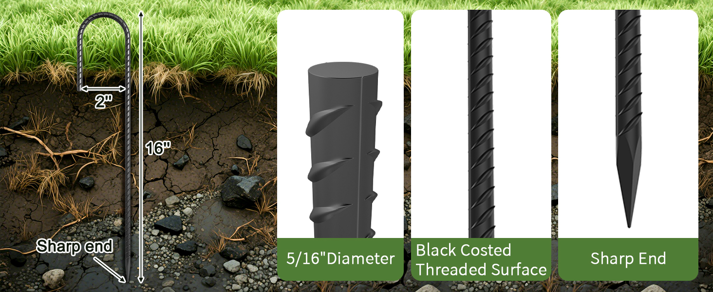 rebar stakes