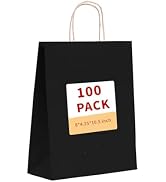 vanhel Gift Bags with Handles 8x4.25x10.5 Inches 10 0Pcs Gift Bags Party Bags Shopping Bags Kraft...