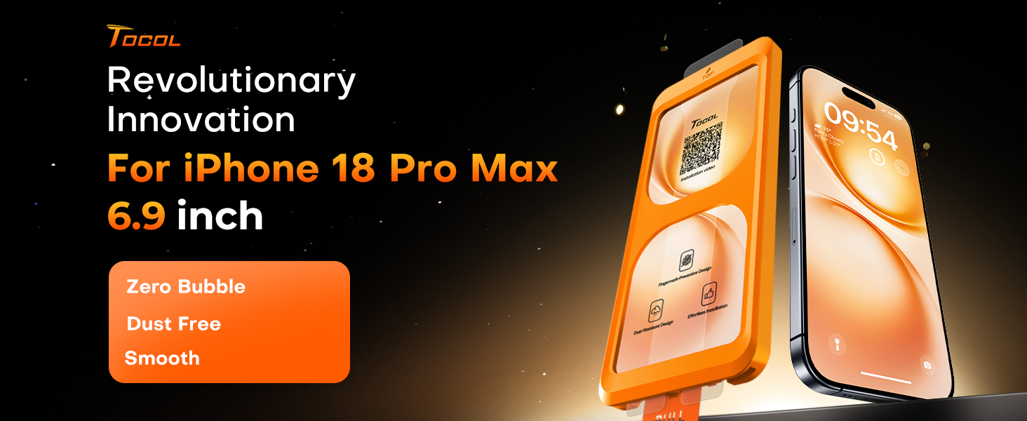 for iPhone 18 pro max screen protector