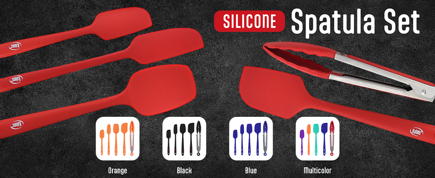 Silicone Spatula Set 5 Pieces