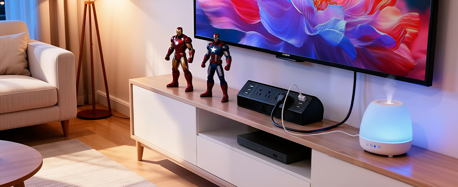 desk mount power strip