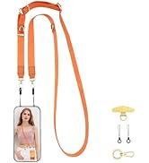 WEZEBEL Crossbody Strap for Cell Phone, Adjustable Nylon Lanyard & Accessory Kit – Available in B...