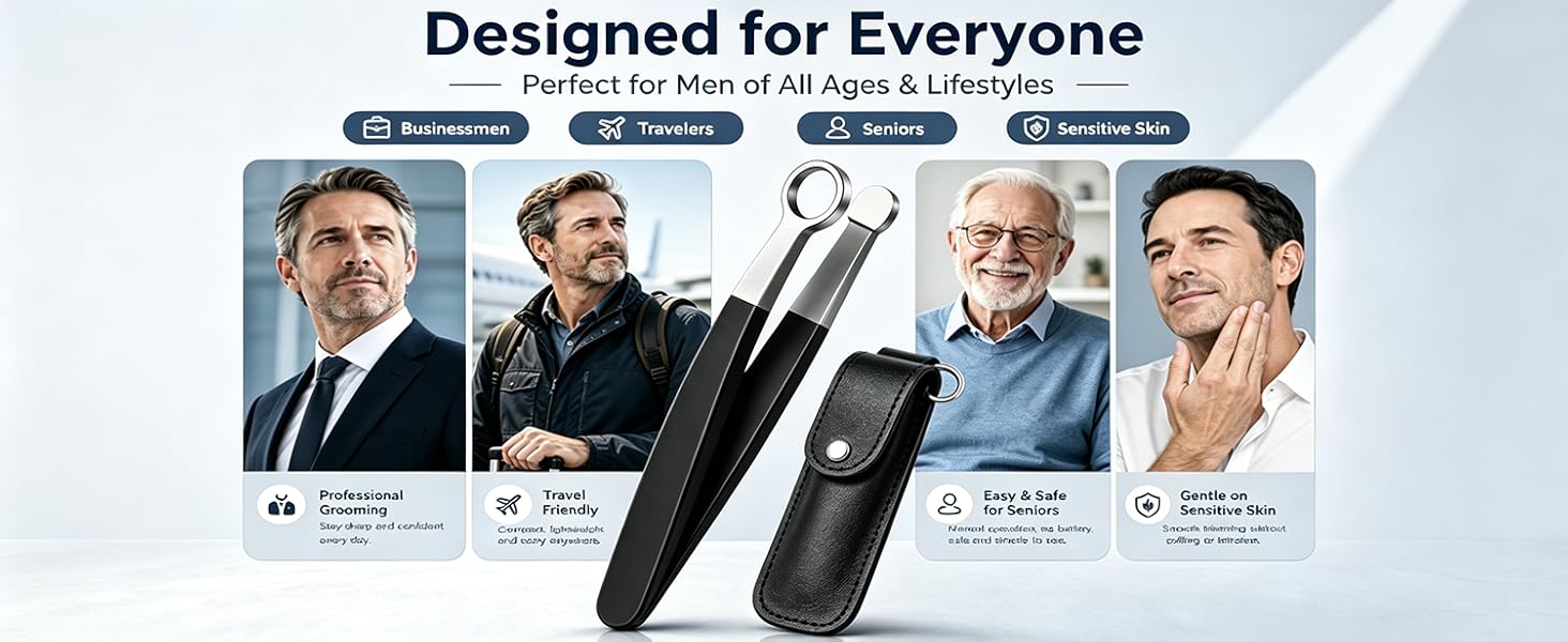 nose hairt trimmer designed for everyone