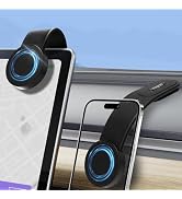 Magnetic Car Phone Holder, MagSafe Compatible, Bendable Aluminum Dashboard Mount, Detachable, Black