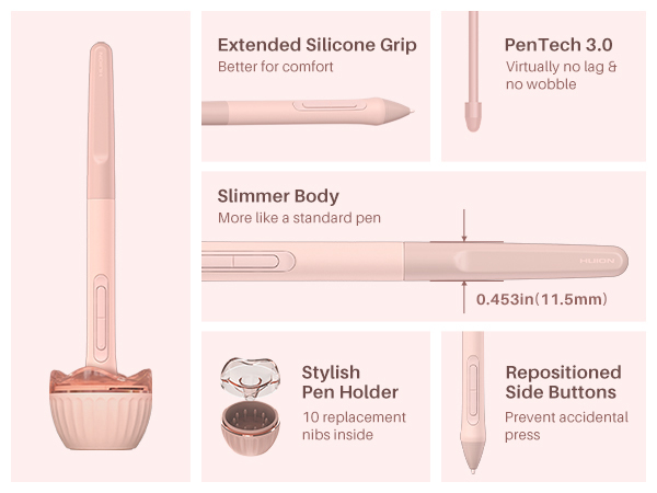 New Digital Stylus, Better Pen Performance.