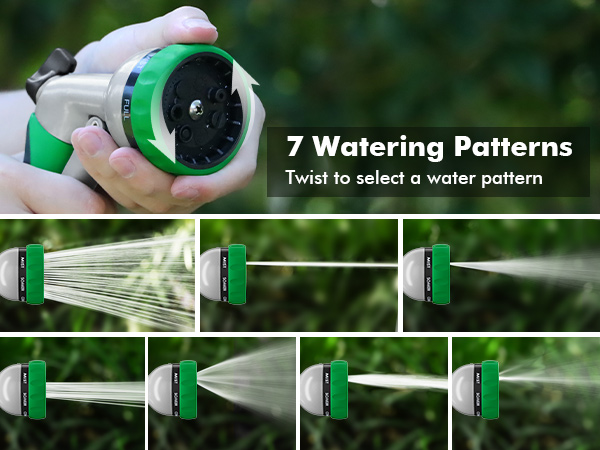 7 spray patterns