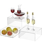 Hongtuocb Acrylic Dessert Stand,Buffet Risers, Food Risers, Multi-Purpose Cake Stand for Parties,...