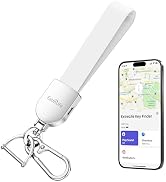 ExtreLife Keychain, Works with Apple Find My, Leather Car Keychain for Women and Men, Car Key Fob...