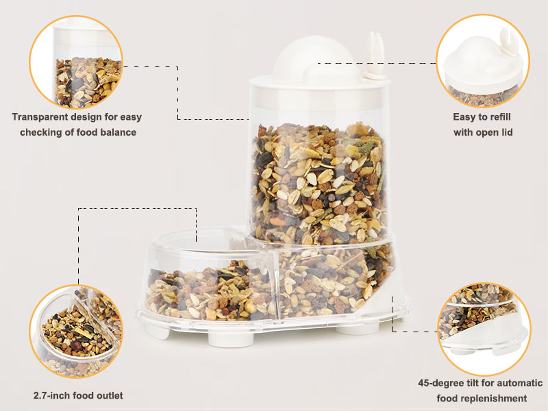 Hamster Feeder Food Bowl