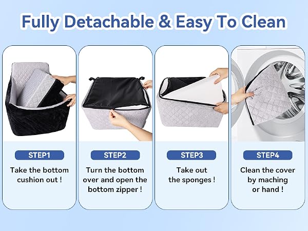 Fully Detachable & Easy To Clean
