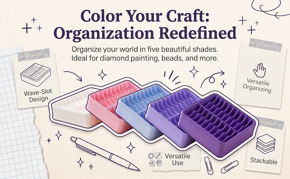20 compartment diamond art storage case