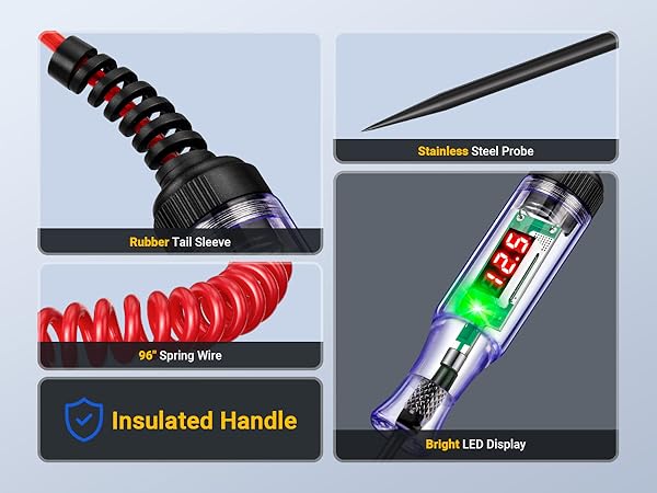 test light with voltage display