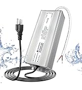 LED Driver Waterproof IP67 100W 12V LED Power Supply Transformer Adapter 110V AC to 12V DC Low Vo...