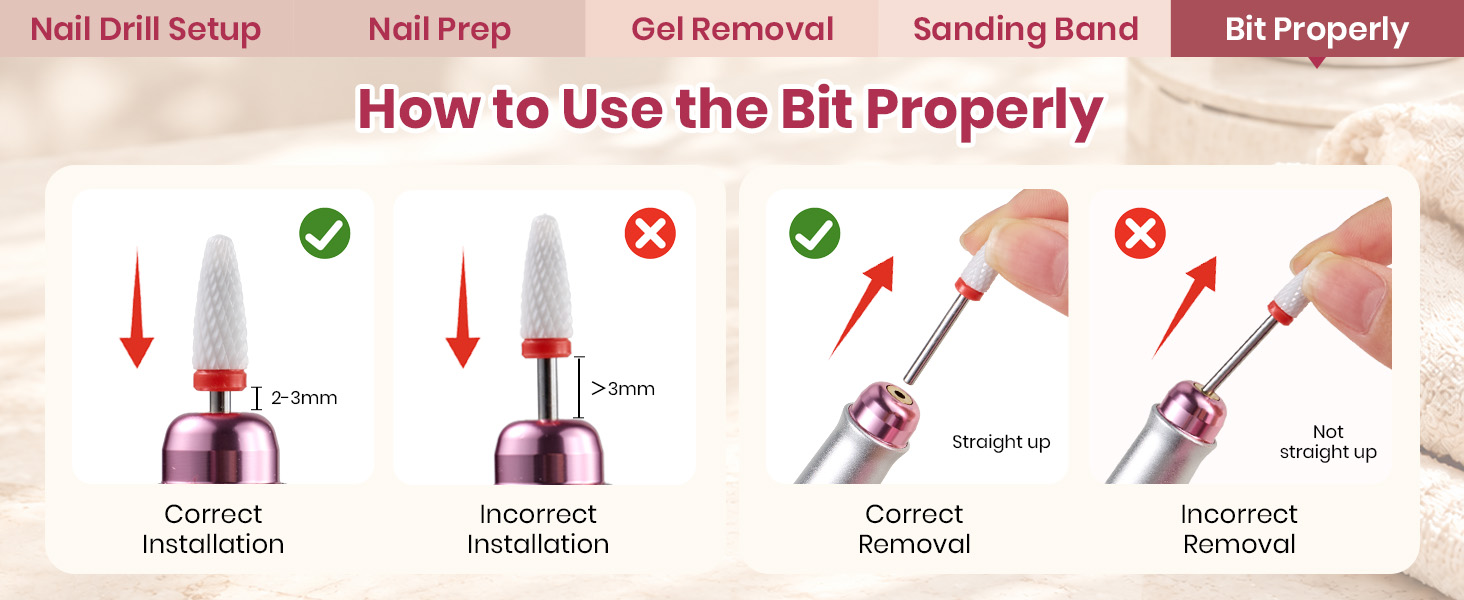 Beetles Cordless Nail Drill, 7 Bits Electric Nail File 5 Speeds LED Display,Rechargeable Nail Drill