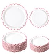 pink and white plates disposable scalloped paper plates with pink trim dessert plates dinner plates
