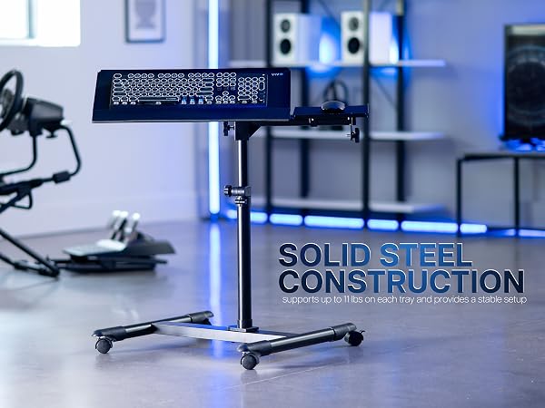 Freestanding Keyboard Tray Cart