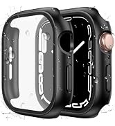 YIJDACASE 2 in 1 Waterproof Case for Apple Watch Screen Protector SE SE 2 SE 3(2025) Series 4 5 6...