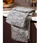Miss Adola Cotton Waffle Kitchen Towels – Cute 370 GSM 16x25 Inch Terry Cloth Waffle Decorative D...