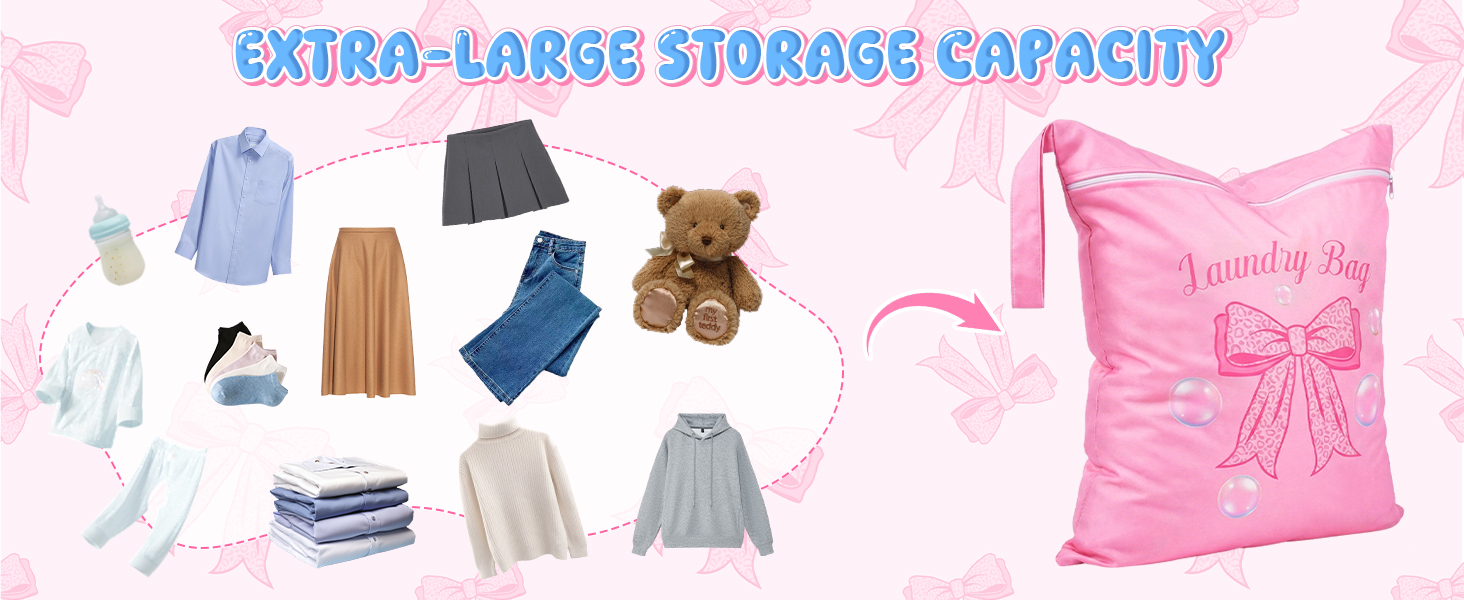 Bow Laundry Bag