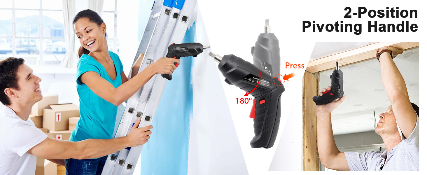 Cordless Screwdriver Rechargeable Electric Screwdriver Rechargeable Screw Gun Power Screwdriver