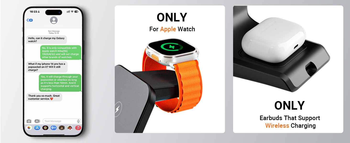 charging station for apple devices 3 in 1