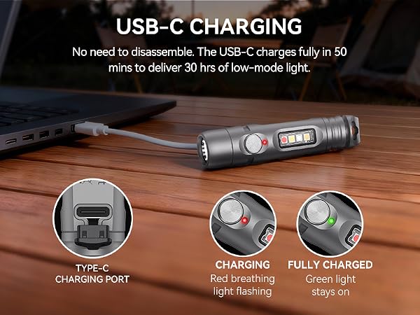 rechargeable keychain flashlight
