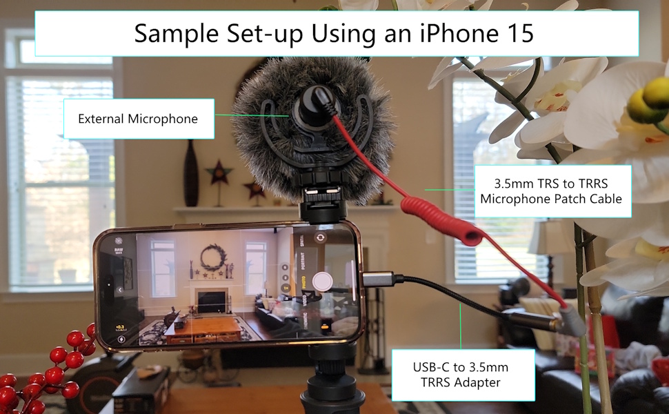 TRRS to TRS Set-up with an iPhone