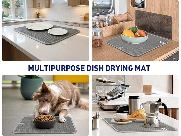 multipurpose dish drying mat