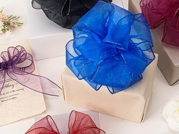 Organza wired ribbon 3