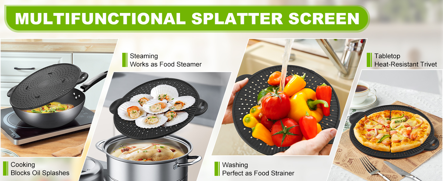 Silicone Splatter Screen