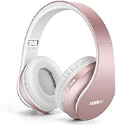 TUINYO Wireless Headphones Over Ear, Bluetooth Headphones with Microphone, Foldable Stereo Wirele...
