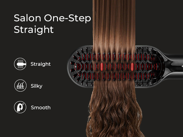 safe hair straightener brush for kids