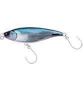 Alwonder High Speed Trolling Lures Saltwater Fishing Lures 6"/3oz Sinking Twitch Bait 7/0 Hook De...