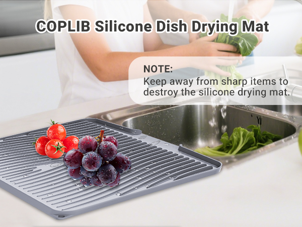 dish drainer mat